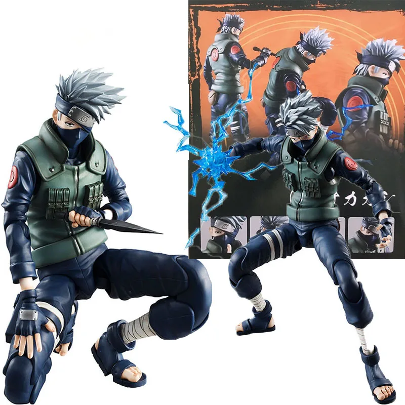 23 см Наруто Аниме Рисунок обувь для косплея героя Хатаке Какаси из аниме фигурка