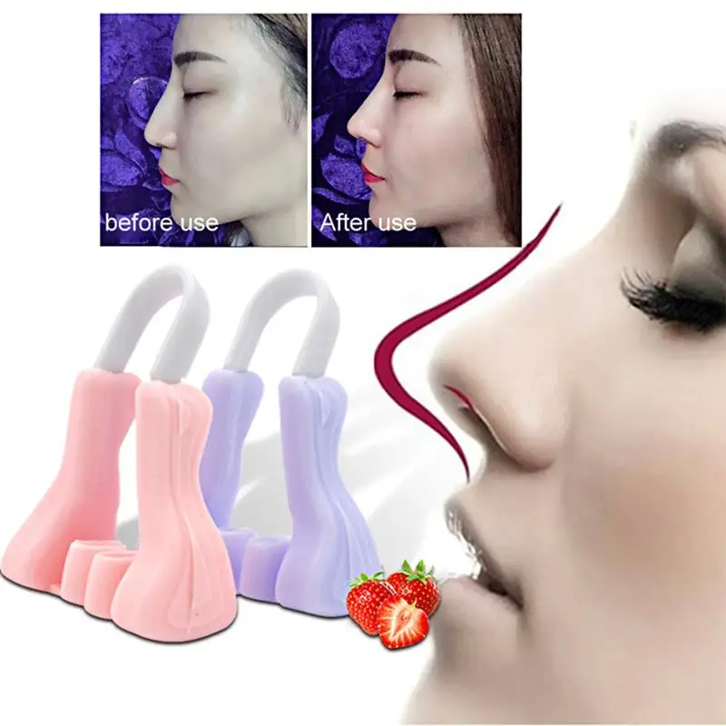 

Silicone Nose Up Shaping Lifting Shaper Nose Up Clip Beauty Professional For Trouble Breathing Portable New Fashion Nose Clips