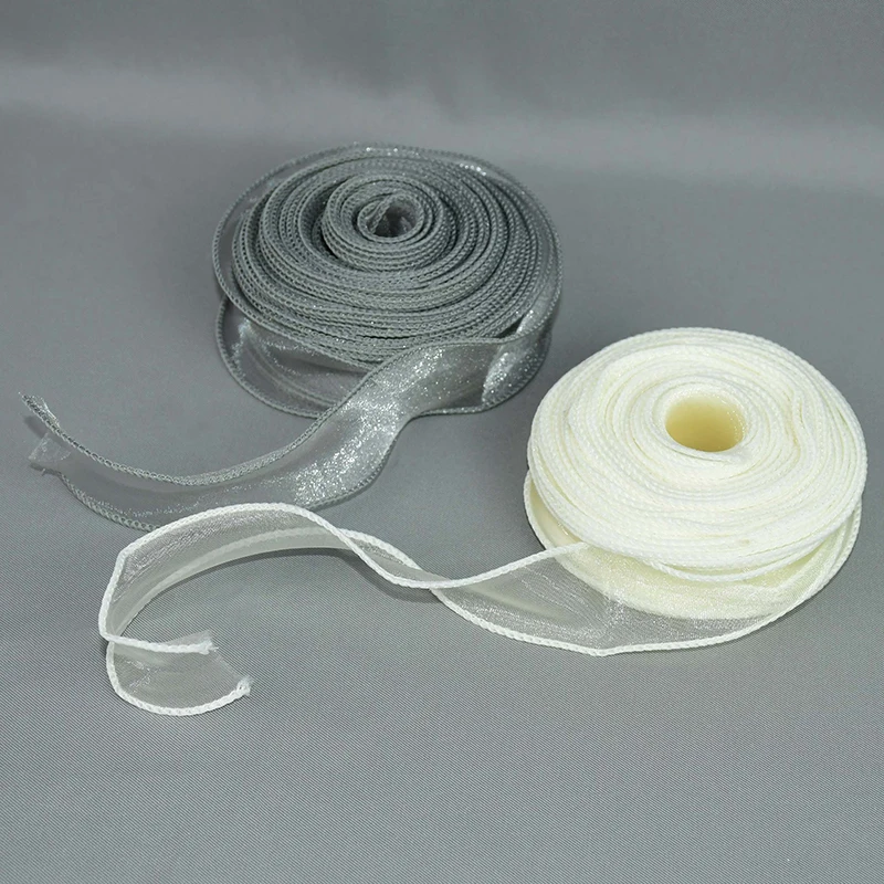 10 Yards Lace Ribbon Organza Bow Silk Gift Wrapping Decoration Hair Ornament Wedding Party Decor Supplies | Дом и сад