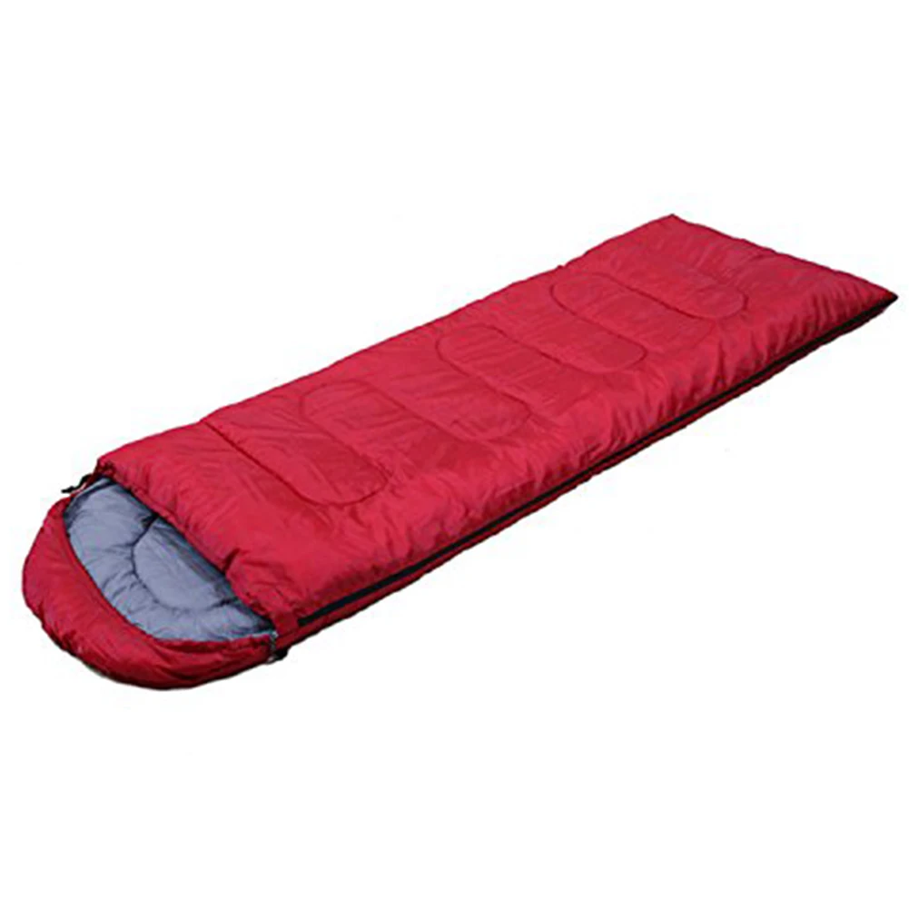 Спальный мешок-конверт для кемпинга, легкий 4-х сезонный теплый спальный мешок для отдыха на природе, Путешествий, Походов, Кемпинга, похода