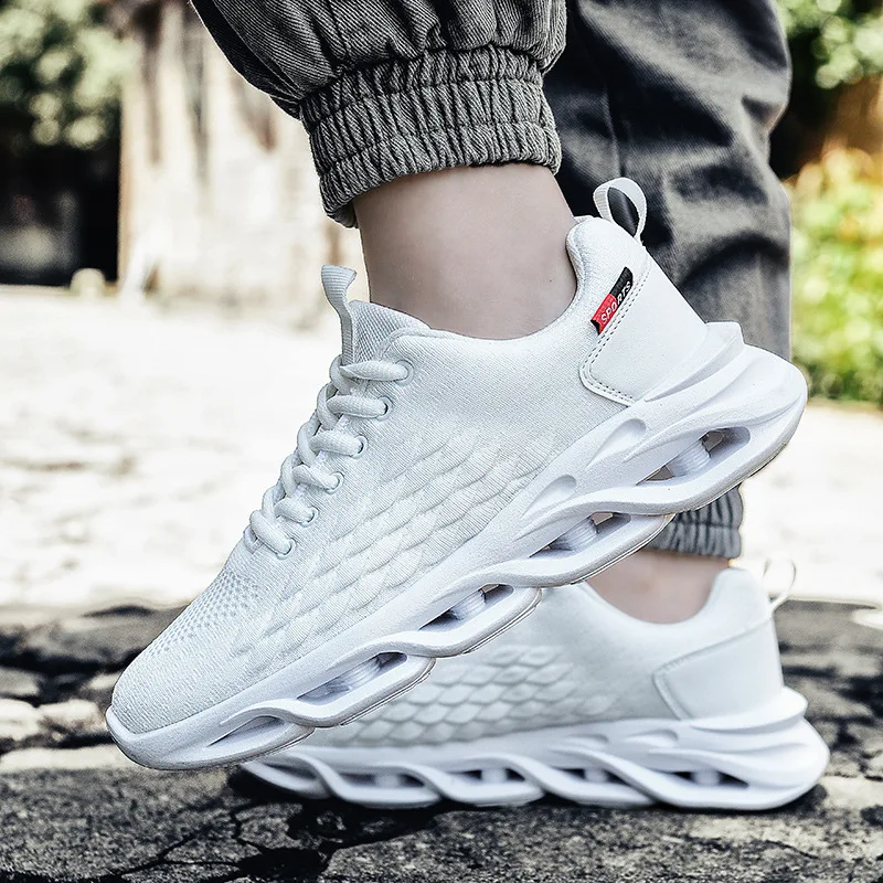 

Мужская повседневная обувь кросовки мужские модные мужская обувь Мужские кроссовки повышенной яркости, дышащая Спортивная повседневная о...