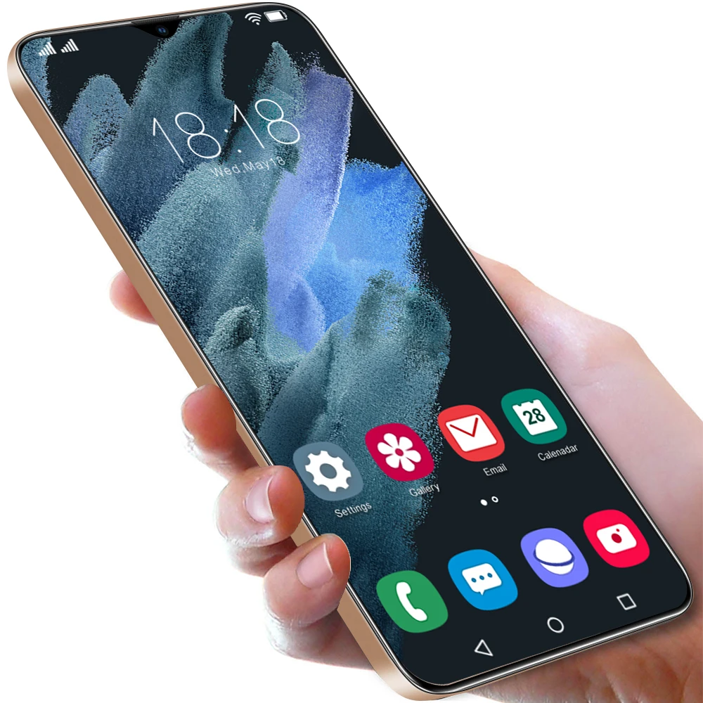 

S21 Ultra Android 11 Smartphone Qualcomm 888 10 Cores 6.7''HD 5G LTE 12GB+512GB Cellphones 6800mAh Face ID Mobile Phone with Pen