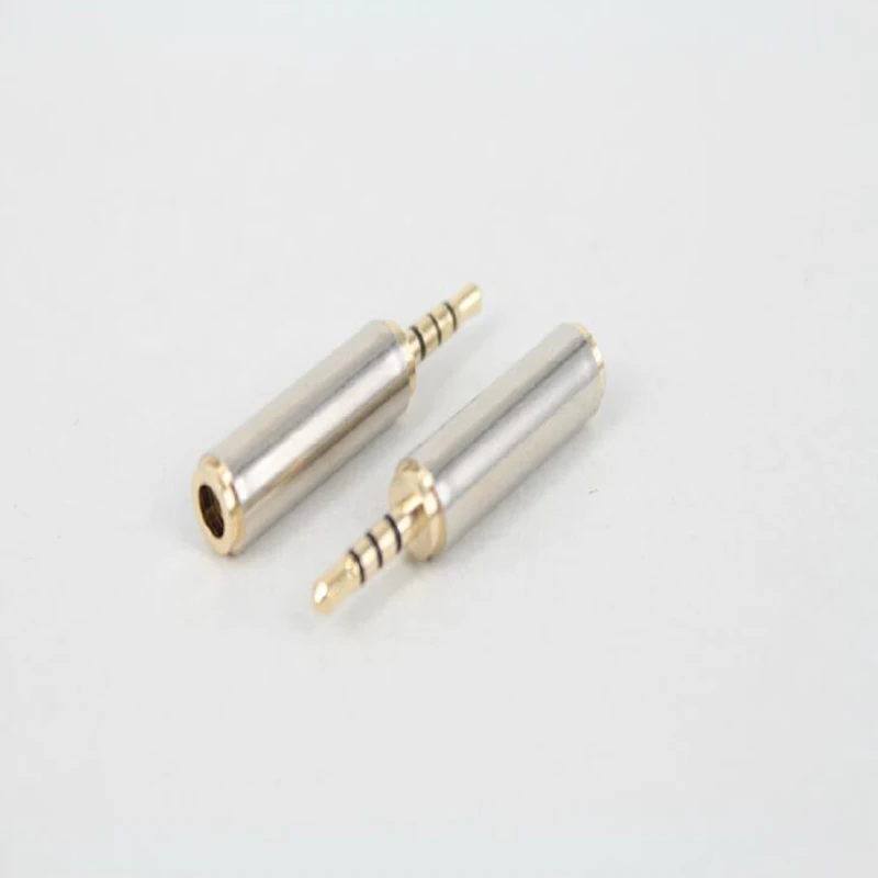 Переходник 2 5 мм jack (штекер)/3 (разъем) С позолоченными контактами для наушников Nokia