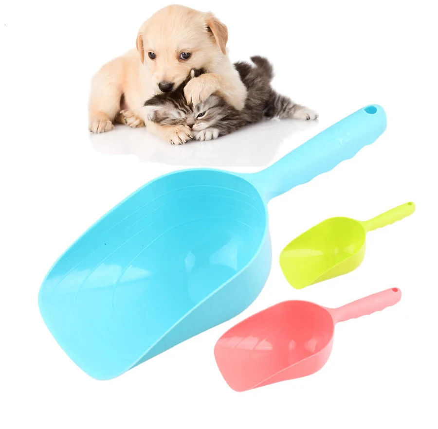 

PP Cat Litter Shovel Non-toxic With Scale Plastic Scoop Cat Sand Pet Cleanning Tool For Cats Clean Feces Pet Daily Necessities