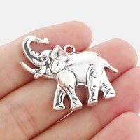 10pcs 36 532 5mm elephant charms metal animal pendants handmade decoration vintage for diy jewelry making findings