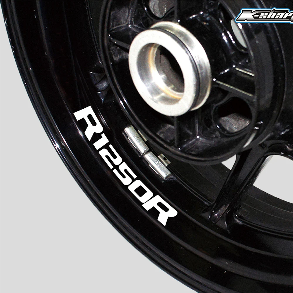 

Motorcycle Styling Wheel Tire logo creative rim inner side decals Decorative sticker suitable for R1250R r1250 r sticker