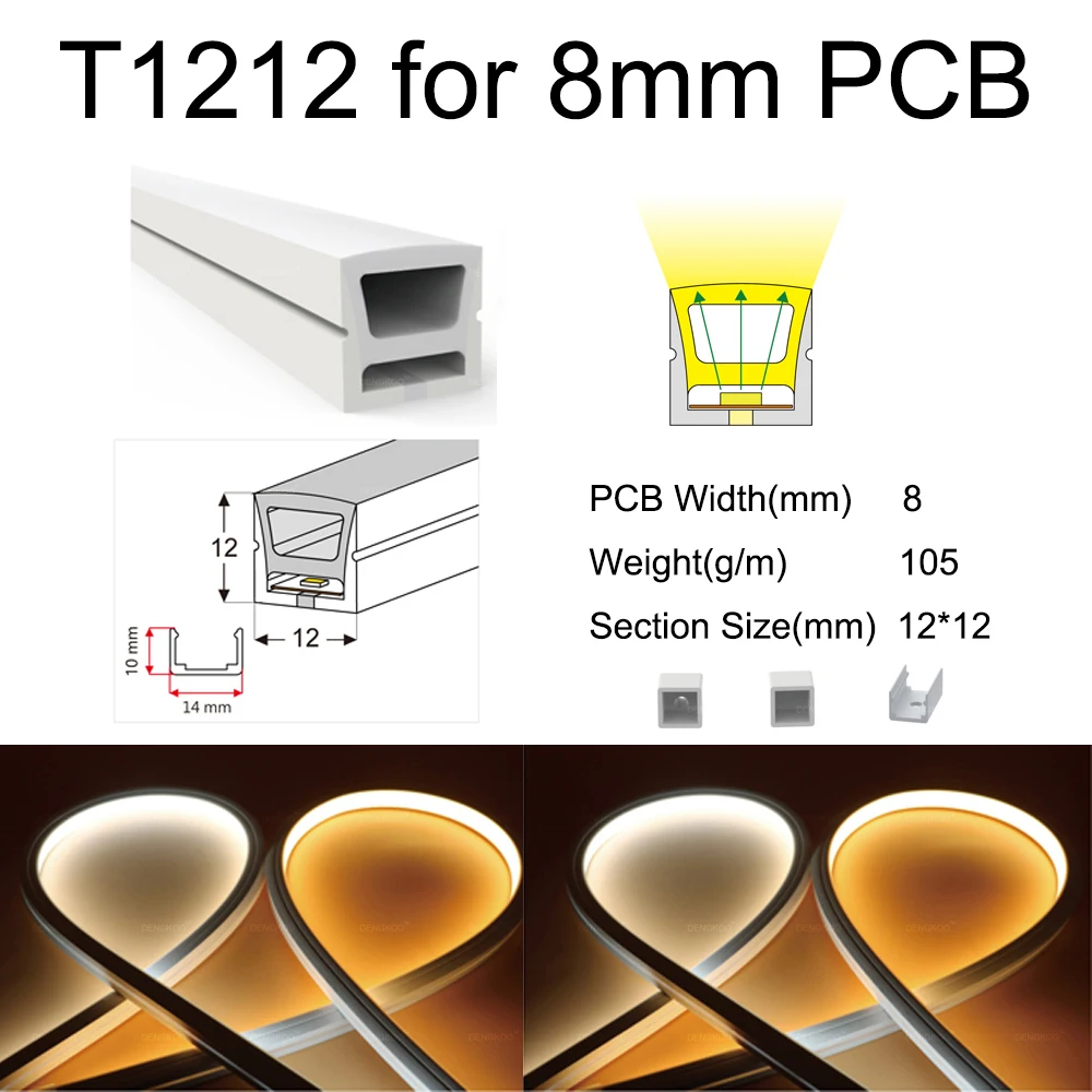 Светодиодная лента WS2812B WS2811 SK6812 RGBW гибкая неоновая трубка для вывески из