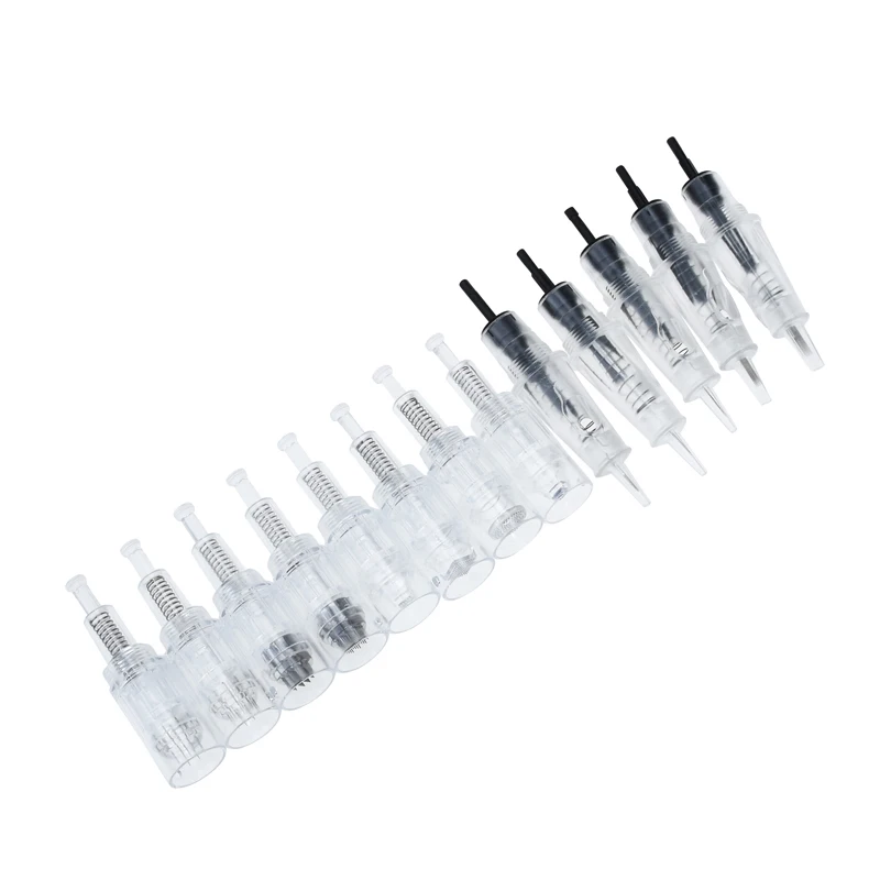 30 шт. микроиглы для автоматической дермапены винтовой картридж круглые Dr. Pen