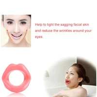 silicone rubber face lifting trainer mouth muscle tightener anti wrinkle comfortable convenient lip exerciser mouthpiece tool