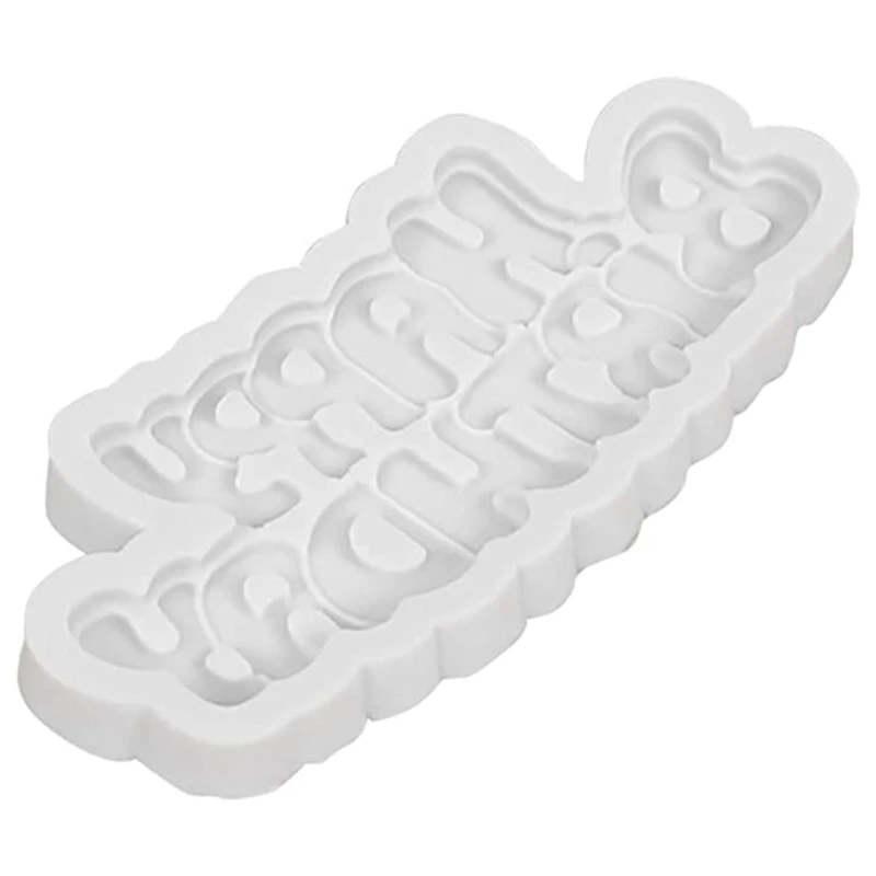 

Hot Sale DIY Happy Birthday Shape Sugarcraft Silicone Molds Letter Gumpaste Chocolate Fondant Cake Decorating Tools Wholesale