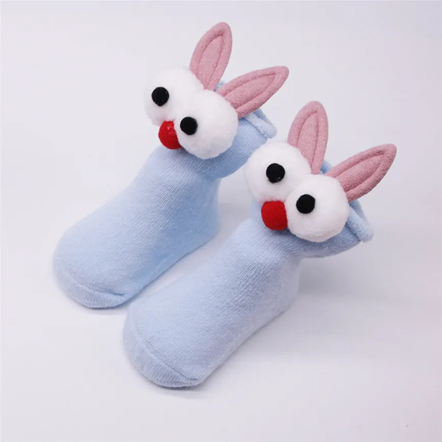 Комплект носков для маленьких девочек модные нескользящие носки-тапочки