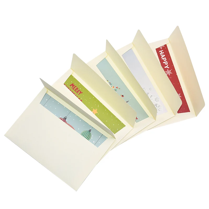 2 шт счастливый праздник Счастливого Рождества печать поздравительная открытка