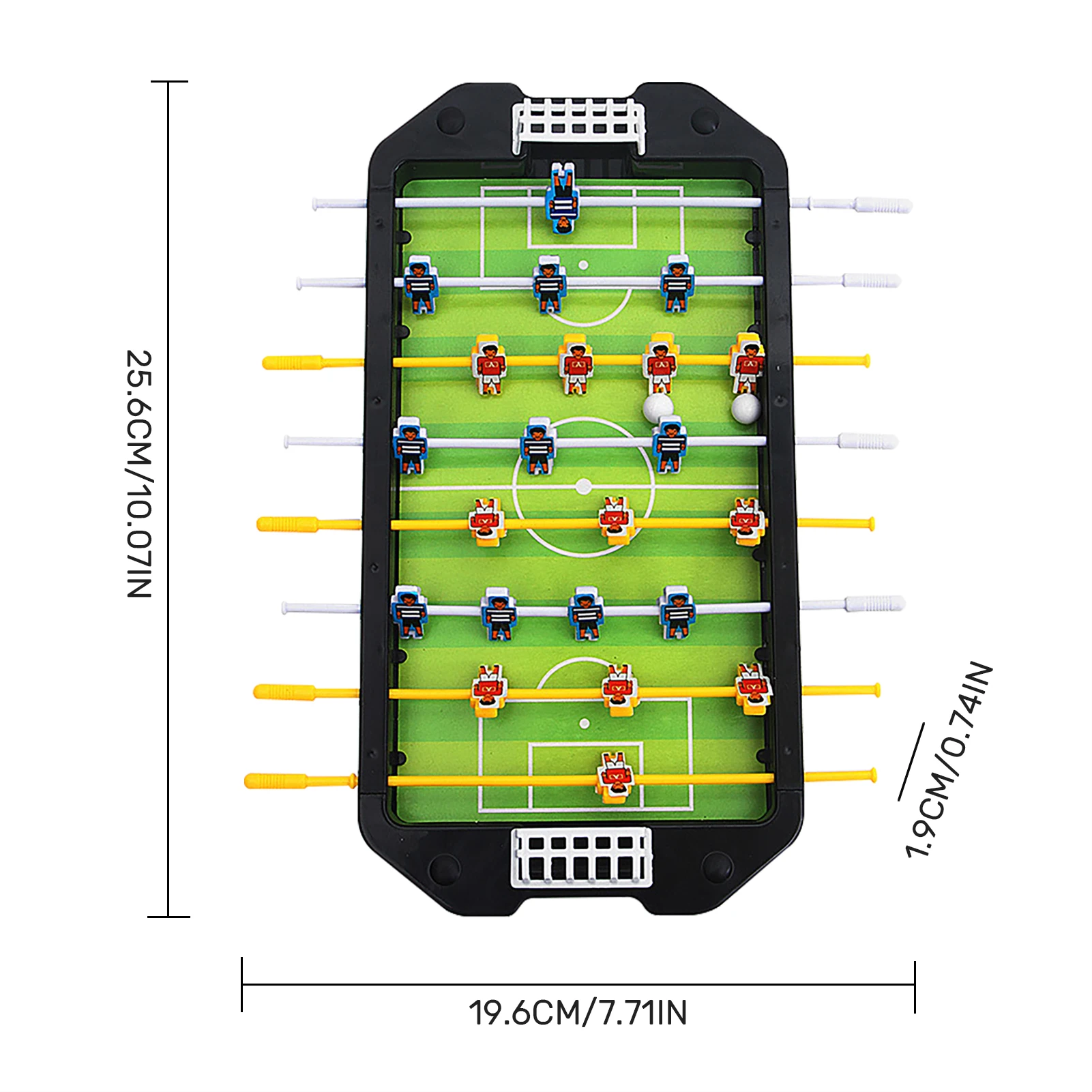 

Mini Foosball Table Game Indoor Fun Soccer Tabletop Creative Table Football Machine Gift Highly Detailed Fine Craftsmanship