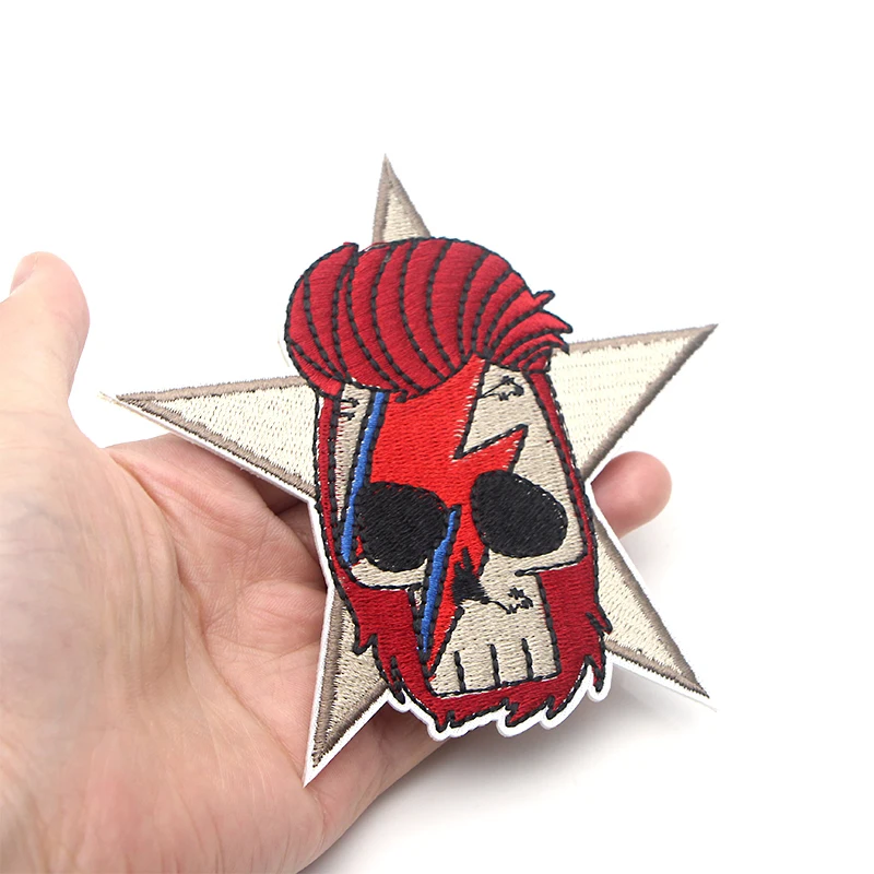 

ZF1629 1pcs Cartoon Horror Theme Halloween Pacth Stickers Iron On Patches For Backpack Handbag T-shirt Jacket Backpack Diy Patch