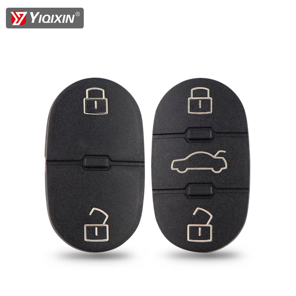 YIQIXIN 2/3 кнопки чехол для ключей Audi A2 A3 A4 A6 A8 TT B6 RS4 Allroad Quattro автомобильный резиновая