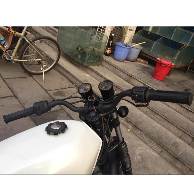 

Motorcycle Handlebar Handle Bar 22mm 7/8" Motorbike Accessory Metal Retro Vintage Cafe Racer Curve Bend Custom Refit Drag Bar