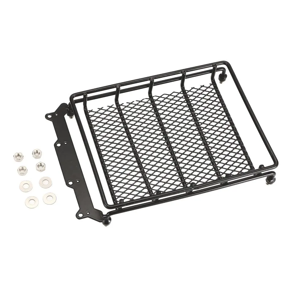 Металлический Багажник на крыше Перевозчик с светодиодный прожектор бар для 1/10 RC