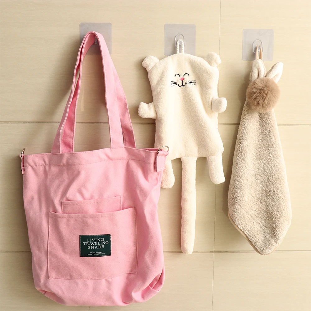 10 шт. нескользящий прочный настенный крючок на клейкой основе вешалка для кухни