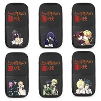 seraph of the end 3d print pencil case storage cosmetic bag cartoon anime kids school supplies stationery zipper make up box