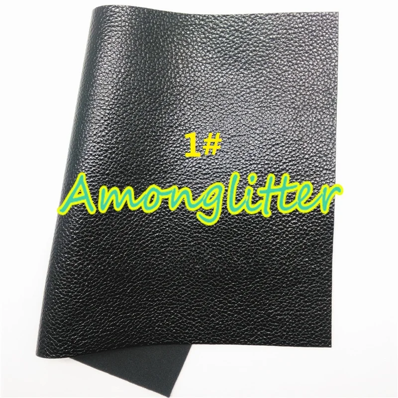 Amonglitter металлическая искусственная кожа личи листы из искусственной кожи для