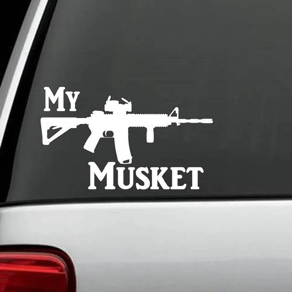 

Для мой мушкет штурмовой AK47 M16 M4 наклейка прав стайлинга автомобилей