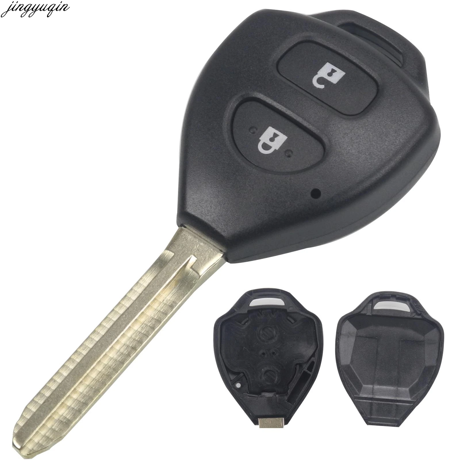 Дистанционный Корпус Ключа Toy43 для Toyota Yaris Prado Tarago Camry Corolla RAV4 Hilux Vitz Aqua eiz Crown Avalon Venza