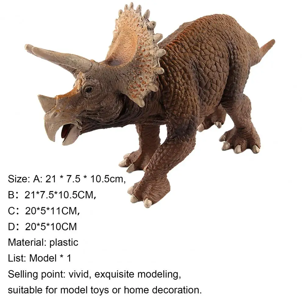 

Simulation Plastic Cement Stegosaurus Carnotaurus Dinosaur Model Toy Children Gift for Decoration Tabletop Ornaments