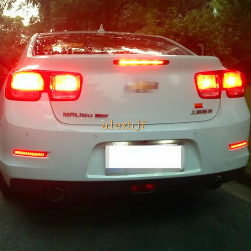 

Автомобильные светодиодсветодиодный стоп-сигналы и ночные ходовые огни, чехол для Chevrolet Malibu 2012-2015, 12 Светодиодный s