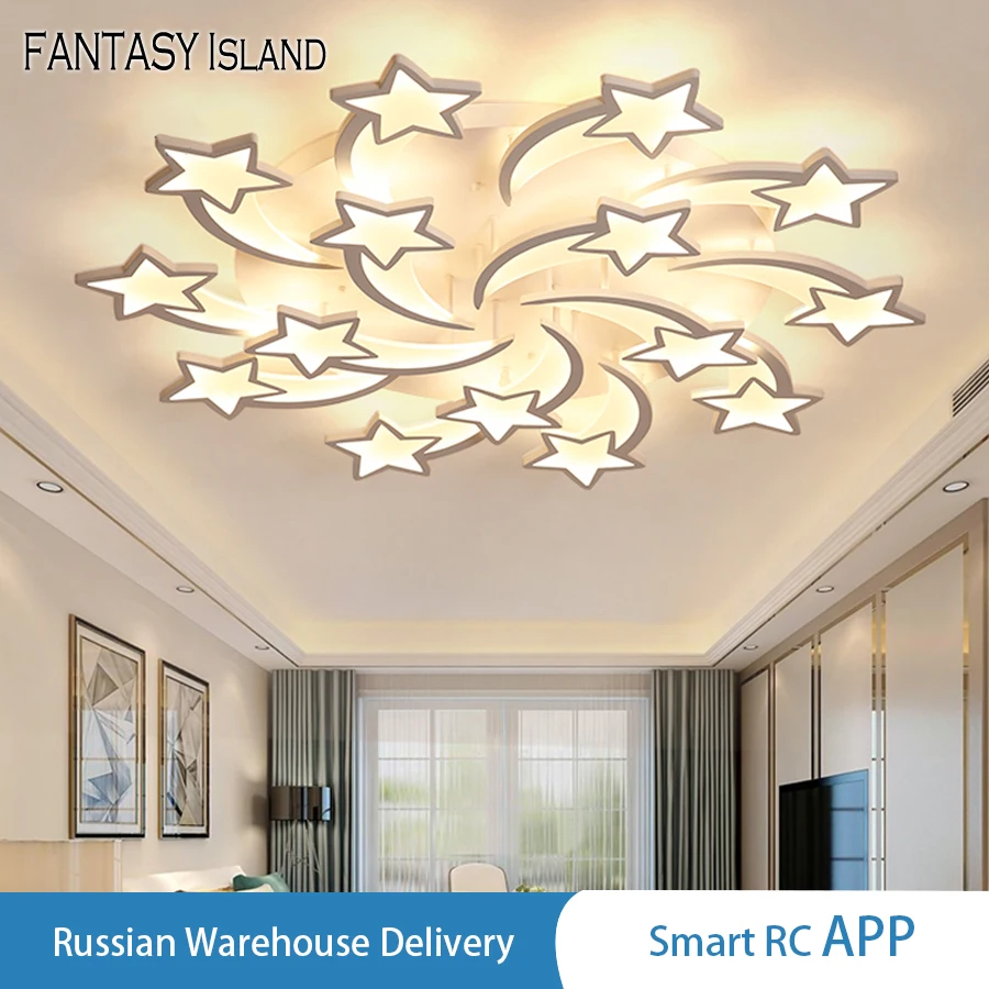 Светодиодный канделябр потолочные светильники для Гостиная Спальня Смарт