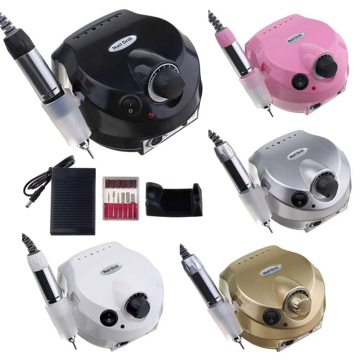 30000 об/мин электрические сверла для дизайна ногтей машина удаления УФ геля