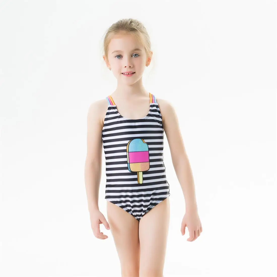 Новинка 2020 года купальный костюм для маленьких девочек слитный купальник в
