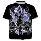 Летняя мужская футболка с 3D принтом из японского аниме Драконий жемчуг, модная повседневная футболка с коротким рукавом
