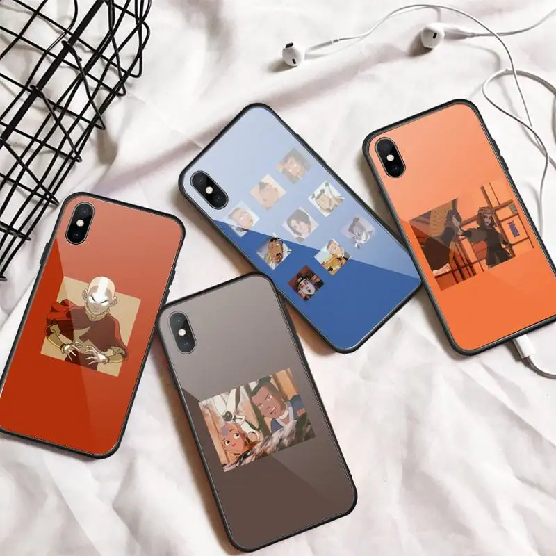 

Avatar The Last Japan anime Phone Case Tempered glass For iphone 6 7 8 plus X XS XR 11 12 13 PRO MAX mini