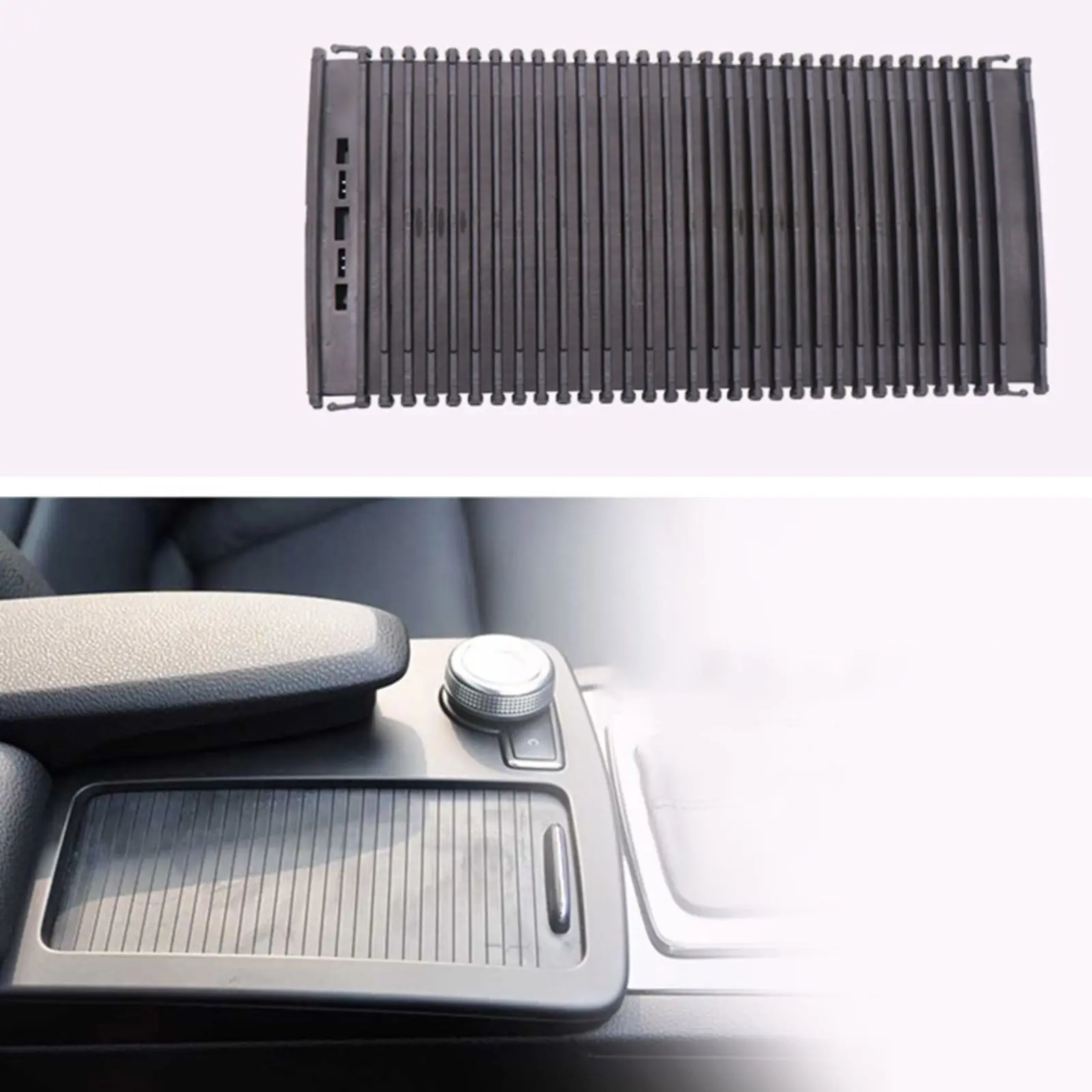 

Автомобильная Подставка для воды, роликовый ящик для хранения, отделка панели, аксессуары для центральной консоли автомобиля, подходит для ...