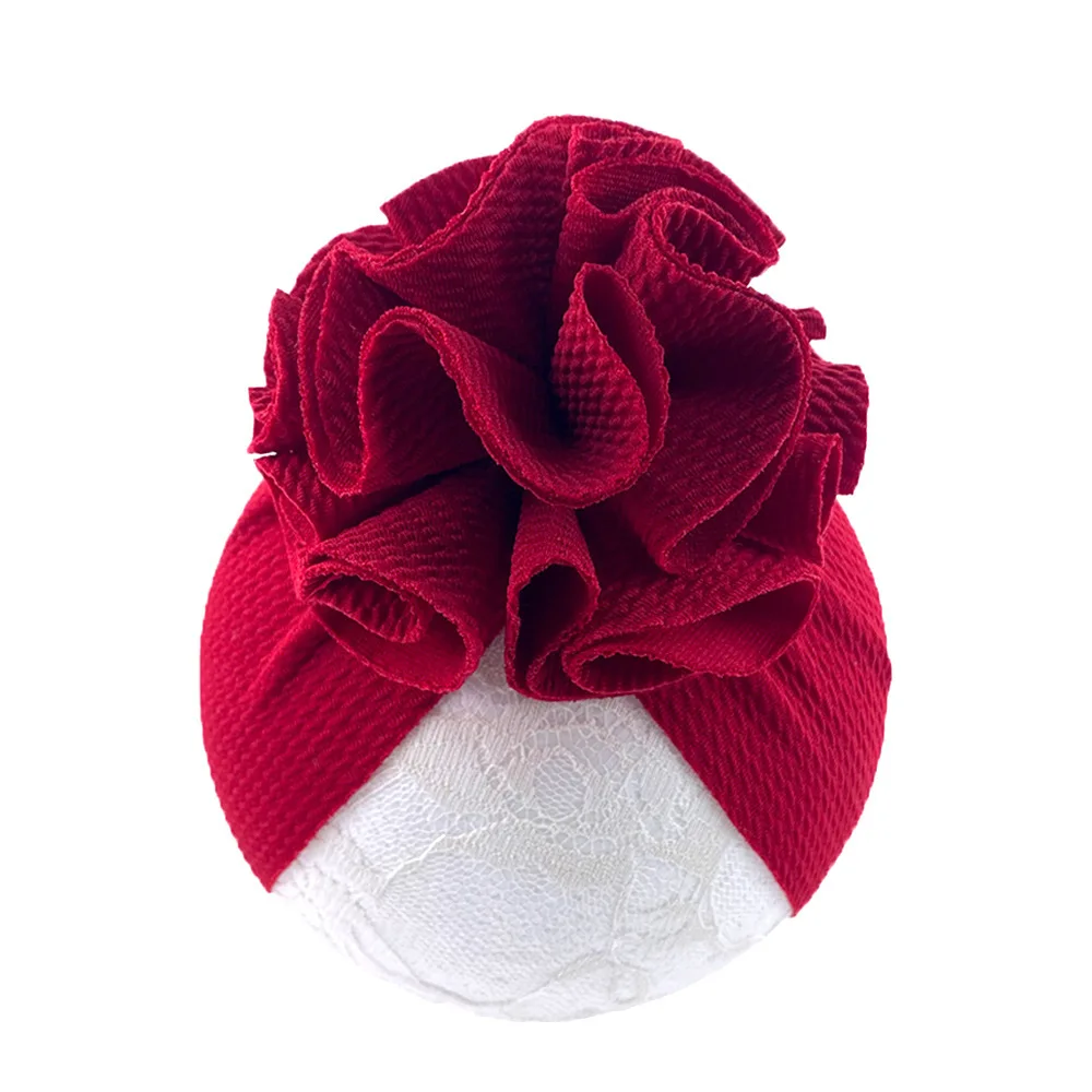 Детская шапка-бини с цветами 6-18 месяцев | одежда и обувь