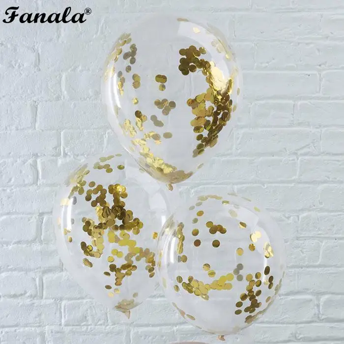 12inch1pc латексные Красочные воздушные шары конфетти надувной шар Гелиевый для дня