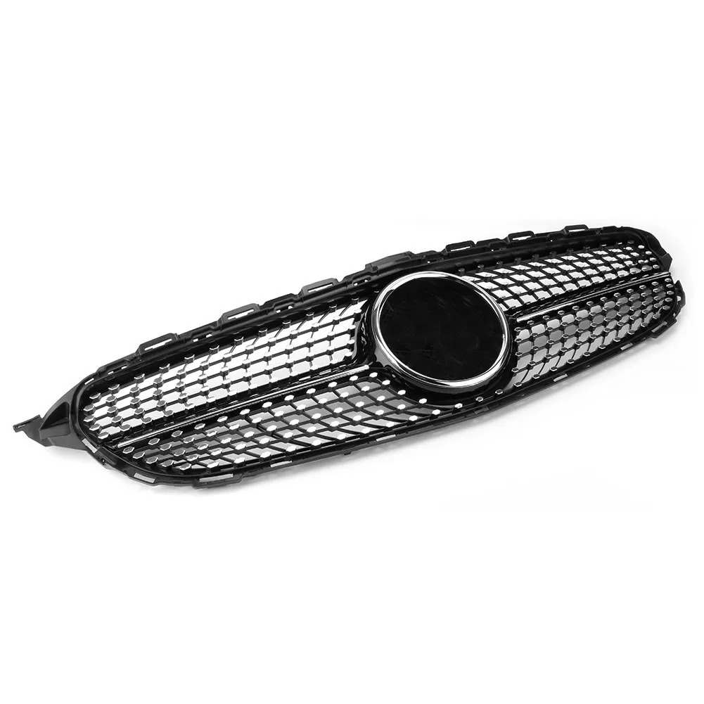 Передняя решетка для Mercedes Benz W205 C class C250 C300 C400 2015 2016 2017 2018|Гоночные решетки| |