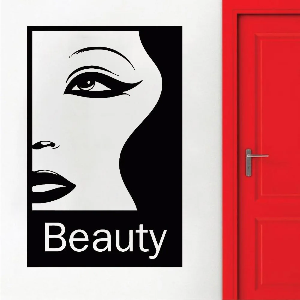 Модные стильные виниловые наклейки на стену для девушек в гостиной красивая