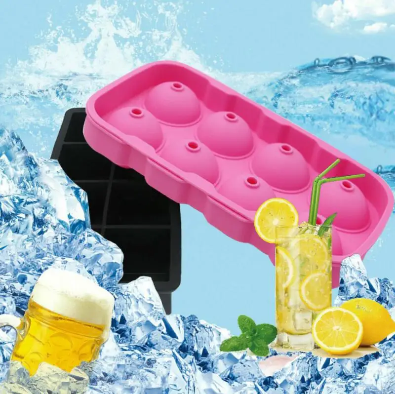 

Ice Ball Mold Creative Multi Grid Household DIY Silicone Ice Trays Sphere Mould Round Ball Maker For Cocktail Whiskey Kitchen