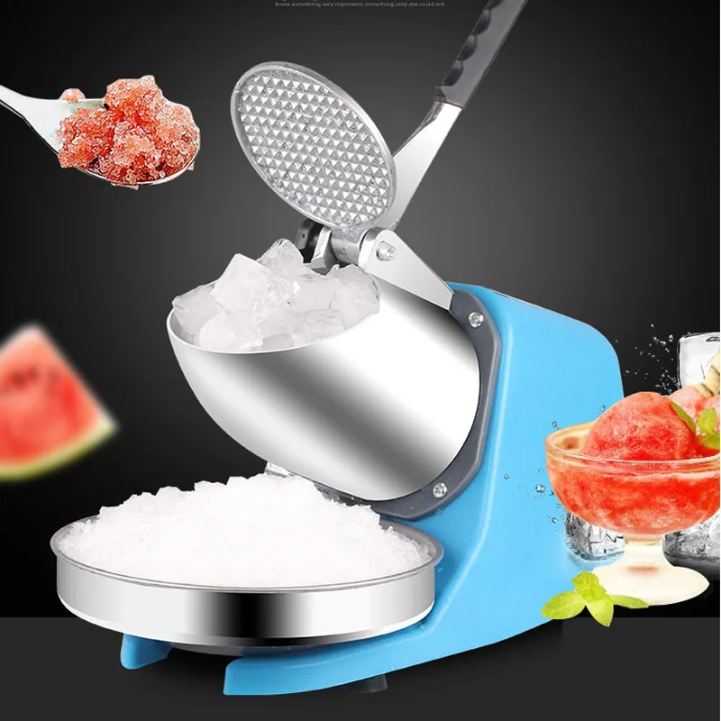 

Stainless Steel Ice Crushers Electric Ice Smoothies Maker Blender Machine For Coffee Bar Shop 220V Milk Tea Ice Planer Breaker