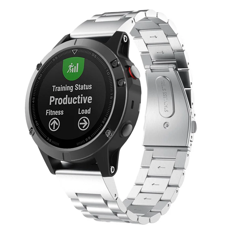 

For Garmin Fenix 5X 5 5S Watch Band Quick Release Alloy Stainless Steel Metal Wrist Strap For Garmin Fenix 6 6S 6X Smart Watch