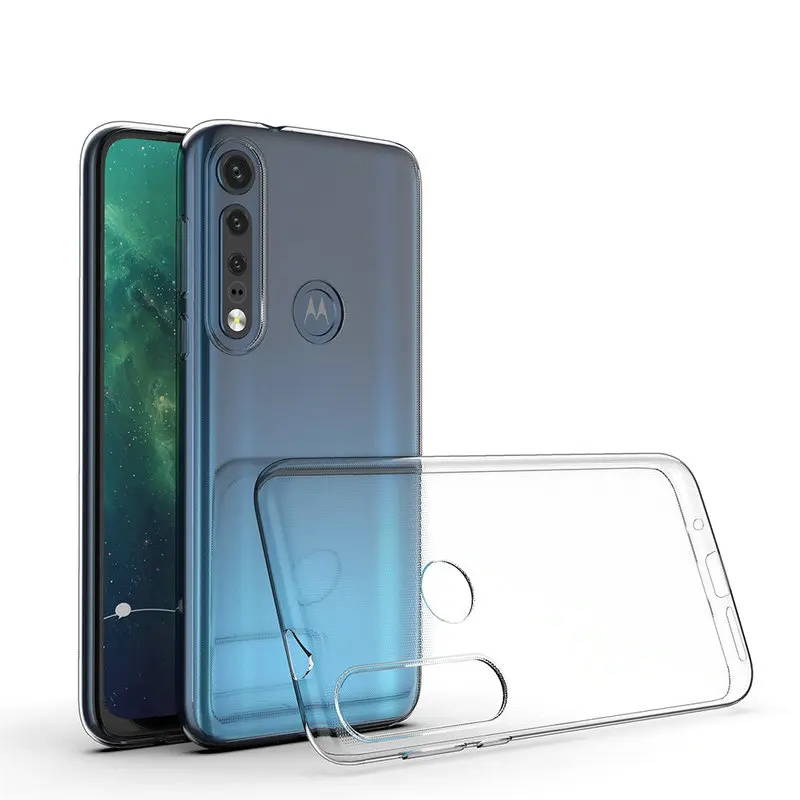 Прозрачный силиконовый чехол для Motorola Moto G8 Plus Play One Macro мягкая задняя крышка