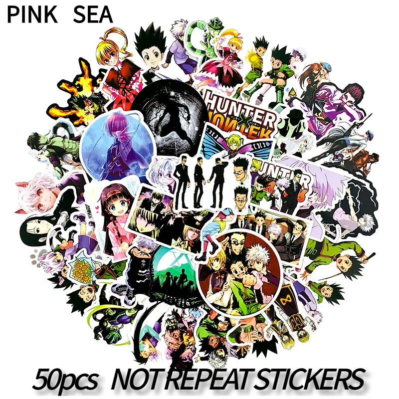 10/30/50Pcs/Set Japanese Anime HUNTER X HUNTER Cartoon Stickers For Children