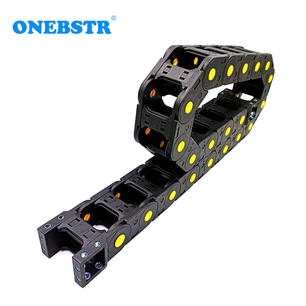 JFLO 1 метр 20X77 кабель мостового типа, цепное сопротивление, проволочный носитель, улучшенная пластиковая буксирная линия передачи для станка с ЧПУ, бесплатная доставка