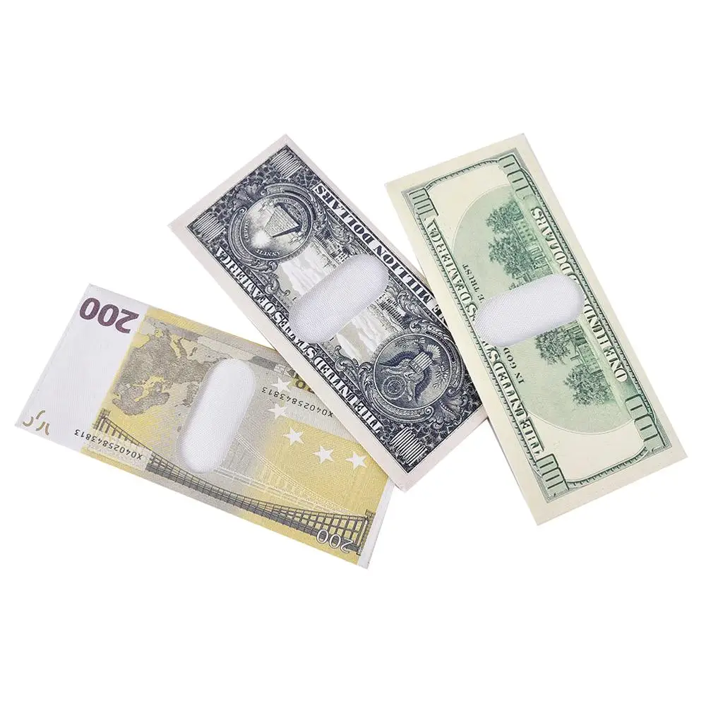 Креативный Шикарный кошелек с зажимом для денег мужской холщовый унисекс