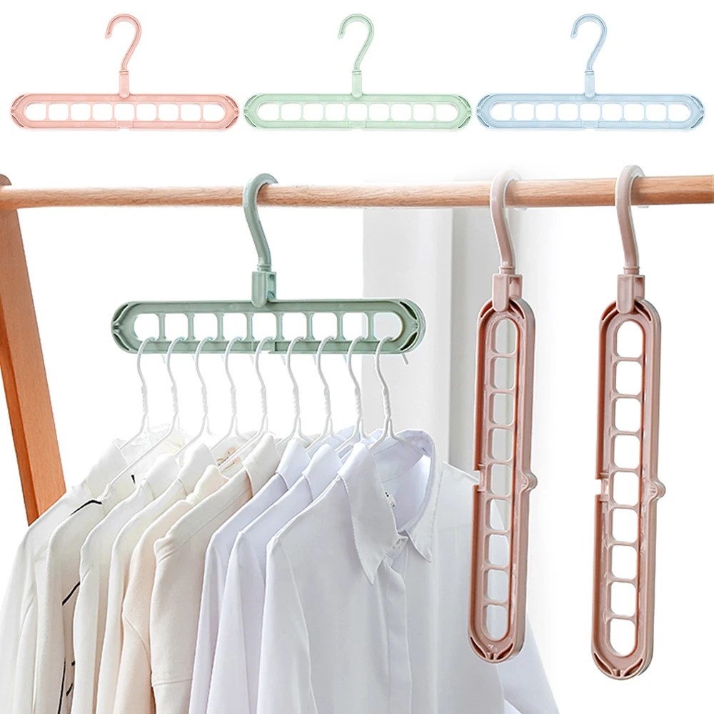 9 отверстие вешалки для одежды многопортовое Поддержка круг сушки