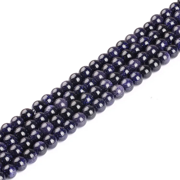 blue sandstone Натуральный драгоценный камень тигровый глаз аметисты круглый лазурит свободные нити камень бусины для DIY ожерелье браслет ювелирных изделий выбор Размер 4-12 мм - Цвет: blue sandstone
