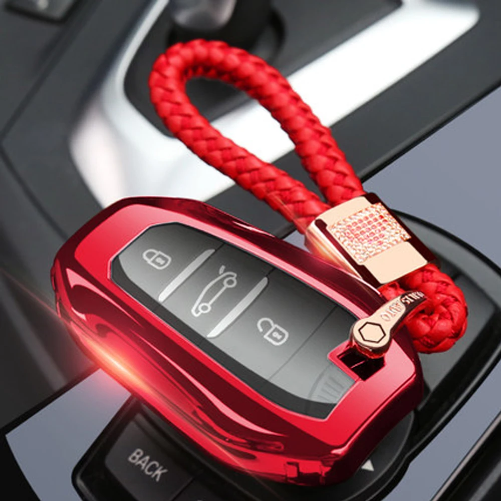 

New Soft TPU Car Key Case Full Cover For Peugeot 308 408 508 2008 3008 4008 5008 Citroen C4 C4L C6 C3-XR Smart Shell Accessories