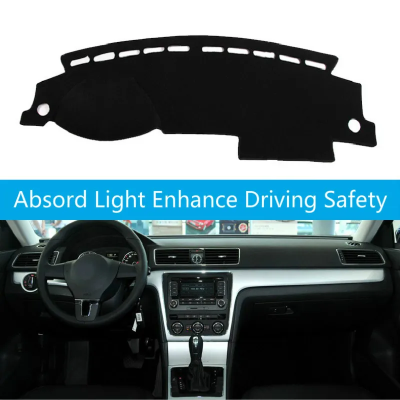 Панель приборной панели автомобиля коврик панель Dashmat солнцезащитный для Volkswagen VW