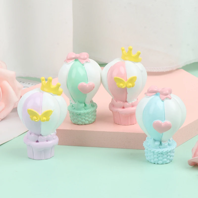 1 шт. Смола Мини милый воздушный шар украшение скульптура домашний офис